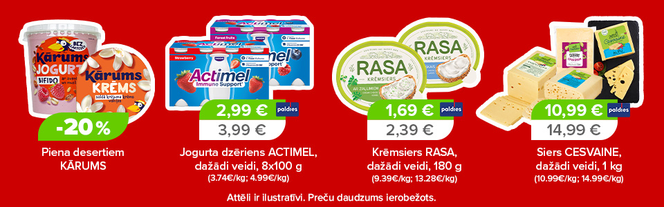 Piena produkti un olas