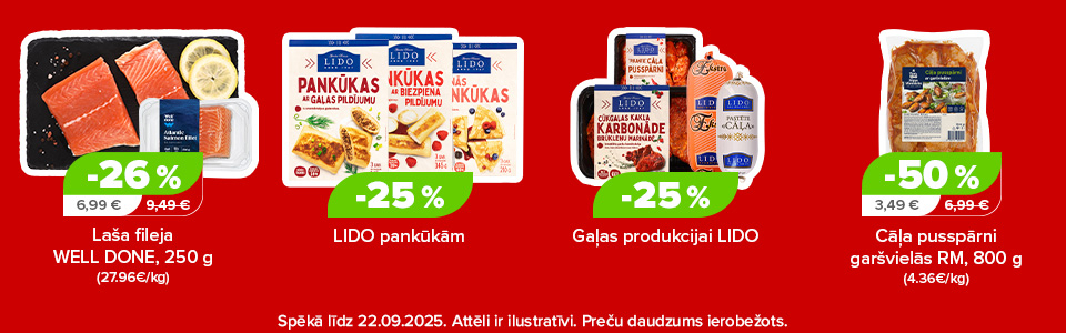 Gaļa, zivs un gatavā kulinārija w38