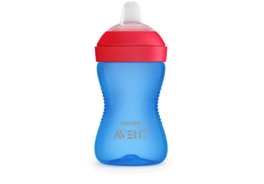Mācību krūzīte AVENT zila, 9M+,300m