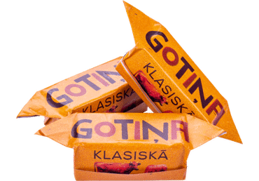 Konfektes Gotiņa SKRĪVERU sver.