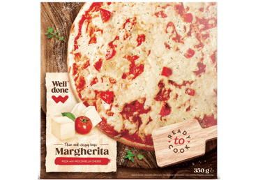 Saldēta pica Margherita WELL DONE 350g