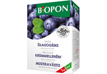 Granulēts mēslojums mellenēm BIOPON 1kg