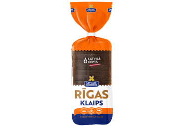 Rudzu maize Rīgas klaips Latvijā cepts! LATVIJAS MAIZNIEKS 600g