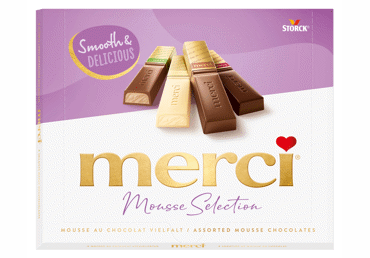 Šokolādes kārba MERCI Mousse 210g 