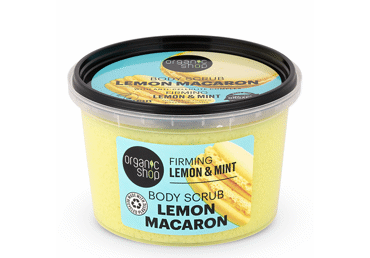 Ķerm.skrub.ORGANIC SHOP Lemon Mac.250ml
