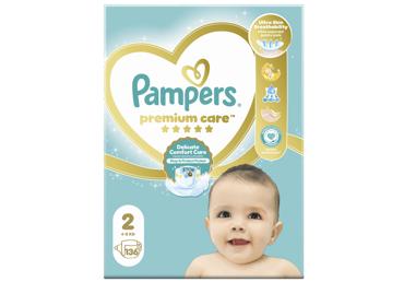 Autiņbiksītes PAMPERS PC S2 4-8kg 136gab