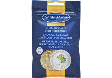 Piedeva gaļai SANTA MARIA garšaugi un ķiploki 20g