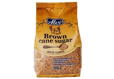 Brūnais cukurs ALVO 500g