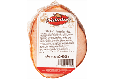 Karsti kūpināta cūkgaļas karbonāde Jubilāra NĀKOTNE sver. - 2