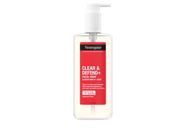 NEUTROGENA Clear & Defend+ sejas mazgāšanas gēls ikdienai, 200ml
