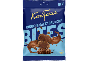 Piena šokolādes kraukšķu uzkodas KARL FAZER 94g