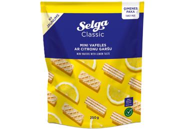 Vafeles SELGA mini ar citrona garšu 250g