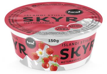 Jogurts FARMI Skyr meža zemeņu 150g