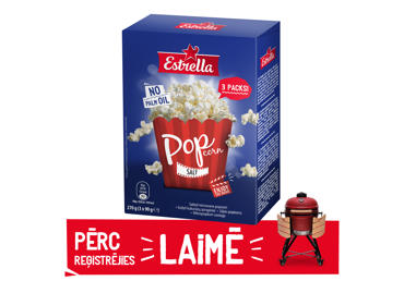 Popkorns ESTRELLA sāļais 3x90g - 1