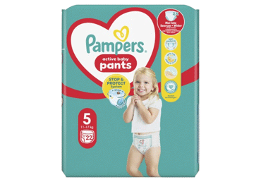 Autiņb.biksīt.PAMPERS S5 12-18kg 22gab.