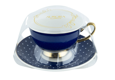 Krūze un tase AURORA Royal Blue 220ml