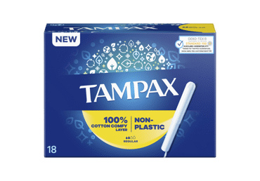 Tamponi TAMPAX Plastic Free Regular 18gb
