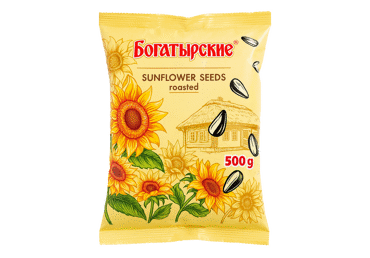 Saulespuķu sēklas BOGATIRSKIE 500g