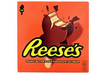 Saldējums zemesriekstu sviesta uz kociņa REESES 3x61g