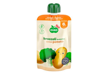 Biezenis OVKO BIO brokoļu- kartupeļu 6+ 90g