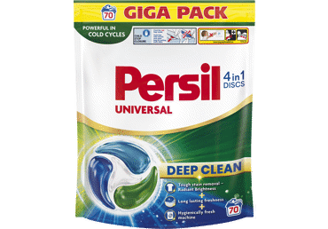 Veļas mazgāšanas kapsulas PERSIL Universal 70m.r.