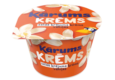 Saldā krējuma krēms KĀRUMS vaniļas 150g