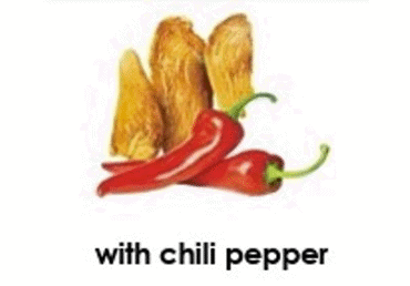 Vītināta cāļa uzkoda ar čili pipariem 30g - 2