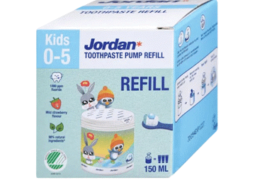 Zobu pasta JORDAN Kids 0-5 g.rezerve 150ml