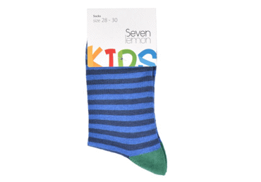 Bērnu zeķes SEVEN LEMON kokvilnas 25-27 - 3