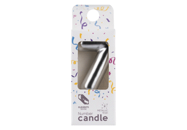 Dzimšanas dienas svece 7 ELEMENTS SENSE 2krāsas 