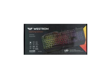 RGB krāsu spēļu klaviatūra WESTROM - 1