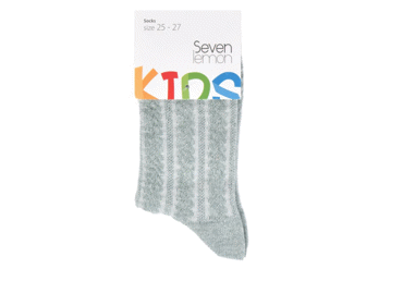 Bērnu zeķes SEVEN LEMON kokvilnas 28-30 - 2