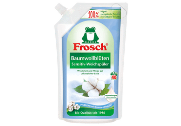 Veļas mīkstinātājs FROSCH Cotton 40m.r.1L