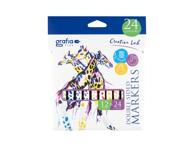 Flomāsteri GRAFIA PLUS 12gab. 24krāsas