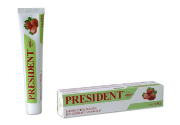 Zobu pasta PRESIDENT Kids 3-6 gadi 50ml