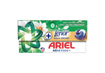 Veļas mazgāšanas kapsulas ARIEL Gold Orchid 26gab.