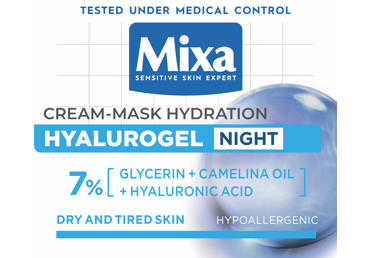 Sejas krēms MIXA Hyalurogel nakts 50ml - 1