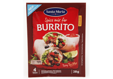 Garšvielu maisījums SANTA MARIA Burito 28g