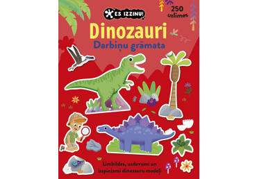 Grāmata. Es izzinu! Dinozauri. Darbiņu grāmata