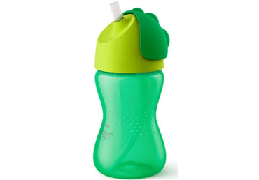 Krūzīte ar salmiņu 12+ zēniem AVENT 300ml