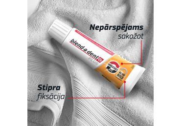 Fiksējošs krēms zobu protēzēm BLEND A DENT PLUS DUO POWER, 40 g
 - 2