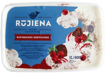 Saldējums RŪJIENA rupjmaizes kārtojums 600g