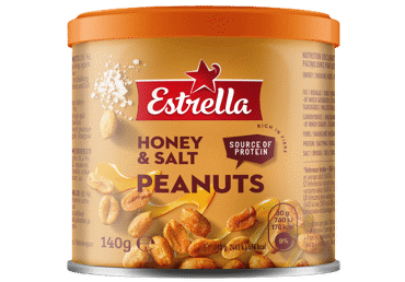 Zemesrieksti ESTRELLA ar medu 140g