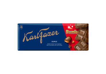 Piena šokolāde KARL FAZER ar Dumle īrisa gabaliņiem 180g