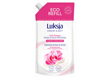 Šķid.ziep.LUKSJA CREAMY ROSE rez. 400ml