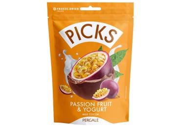 Liofilizēta marakuja kakao glazūrā PICKS 90g