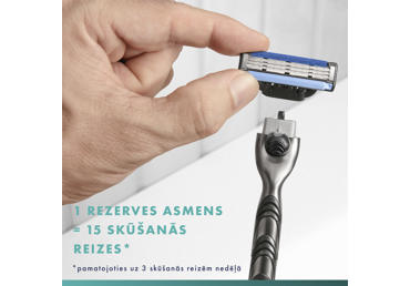 Skūšanās aparāts GILLETTE MACH3 +2kasetes - 2