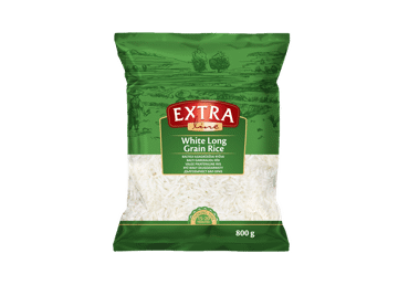 Baltie netvaicētie rīsi EXTRA LINE 800g
