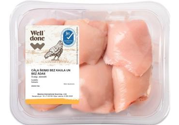 Cāļa šķiņķi atkauloti bez ādas WELL DONE 500g