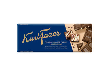 Piena šokolāde KARL FAZER vaniļas-kakao 180g